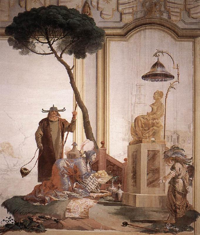 TIEPOLO, Giovanni Domenico Offering of Fruits to Moon Goddess nmoih oil painting picture